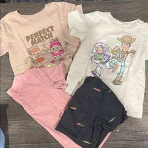Cat & Jack Kids Short Sleeve Tees - Perfect Match and Toy Story